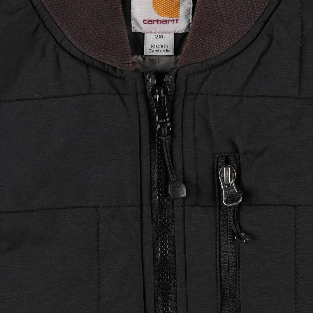 Carhartt Men's XXL Padded Vest Nylon black type Vintage Second Hand