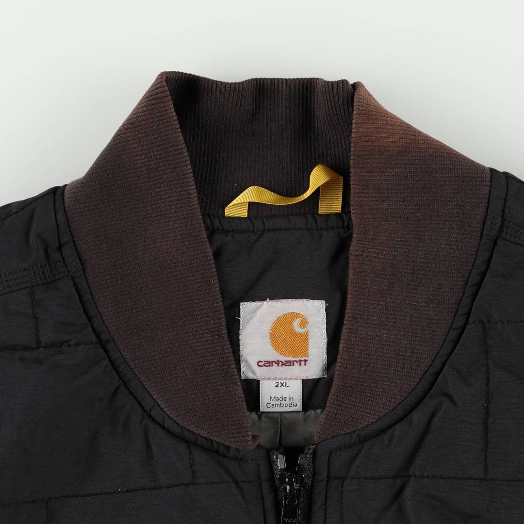 Carhartt Men's XXL Padded Vest Nylon black type Vintage Second Hand