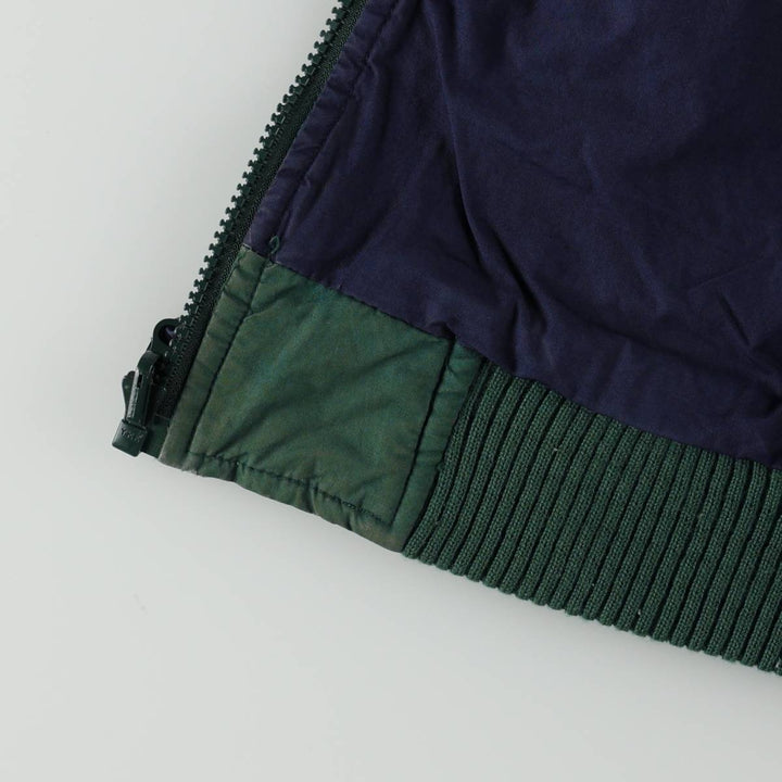 GH Bass & Co. Padded Quilted Vest, Men's Size M (equivalent) cotton green type Vintage Second Hand