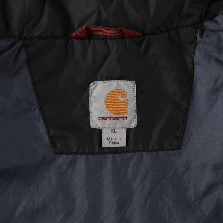 Carhartt padded vest, men's size XL Nylon black type Vintage Second Hand