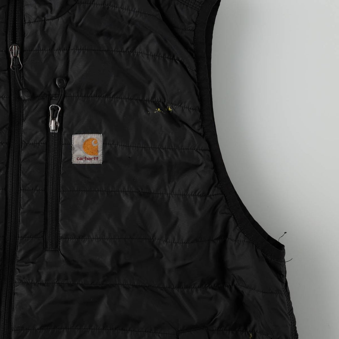 Carhartt padded vest, men's size XL Nylon black type Vintage Second Hand