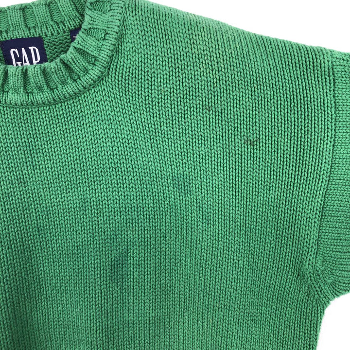 90'S GAP Old Gap Cotton Knit Sweater, Men's Size L (approx.), Vintage cotton green type Vintage Second Hand