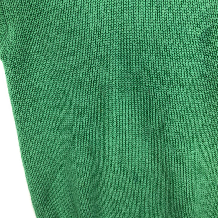 90'S GAP Old Gap Cotton Knit Sweater, Men's Size L (approx.), Vintage cotton green type Vintage Second Hand