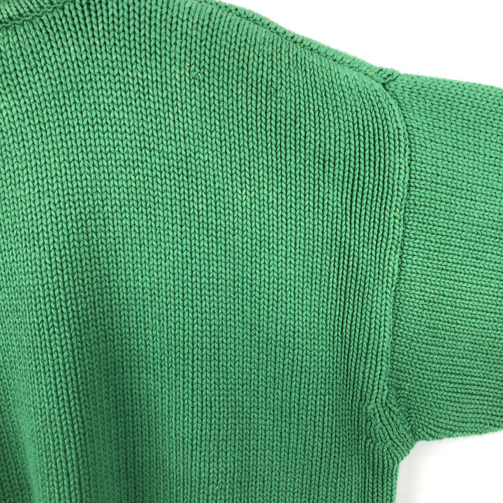 90'S GAP Old Gap Cotton Knit Sweater, Men's Size L (approx.), Vintage cotton green type Vintage Second Hand