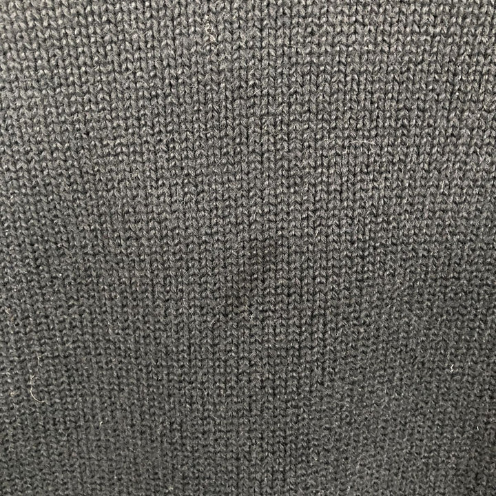 Ralph Lauren POLO by Ralph Lauren Cotton Knit Sweater Men's L size cotton black type Vintage Second Hand