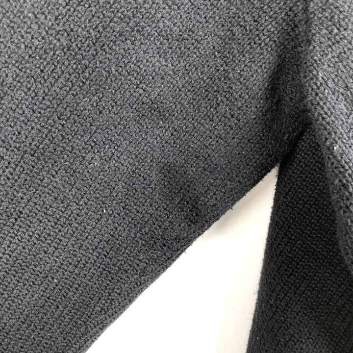 Ralph Lauren POLO by Ralph Lauren Cotton Knit Sweater Men's L size cotton black type Vintage Second Hand
