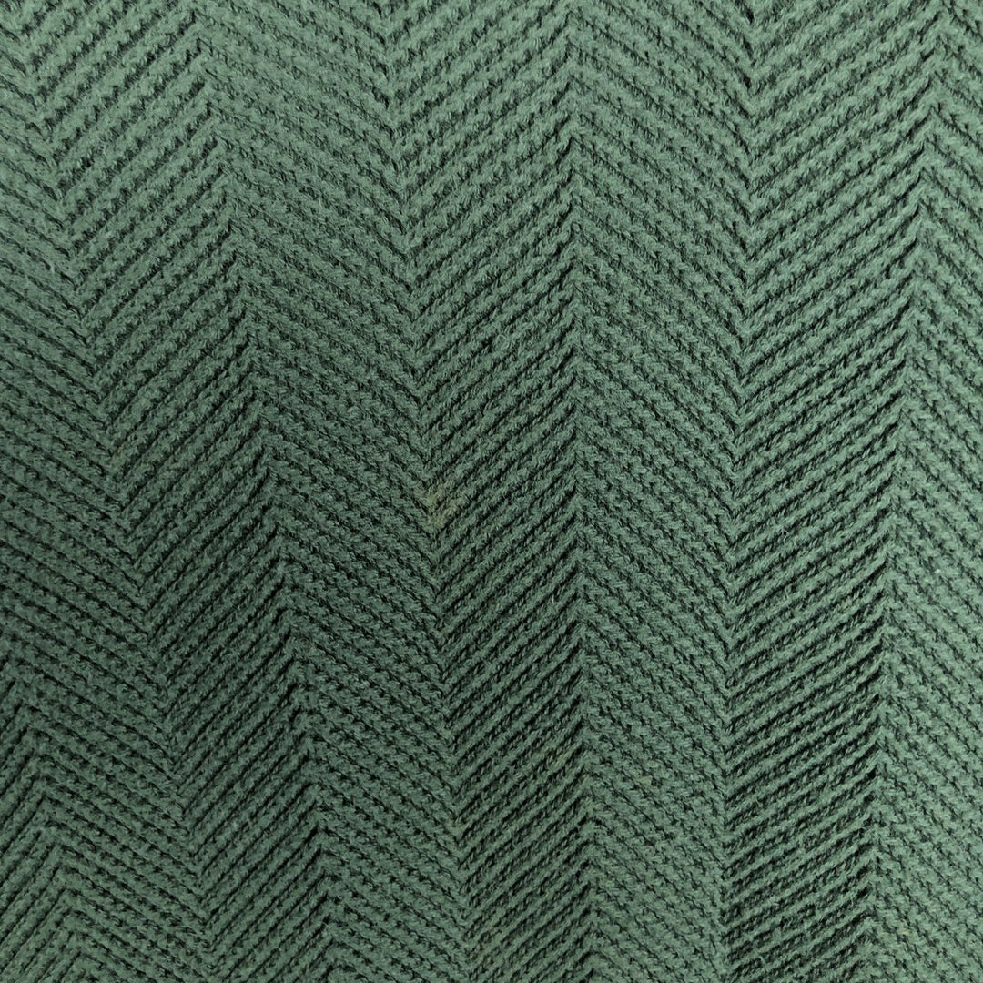 Ralph Lauren CHAPS Herringbone Cotton Knit Sweater, Men's XXL cotton green type Vintage Second Hand
