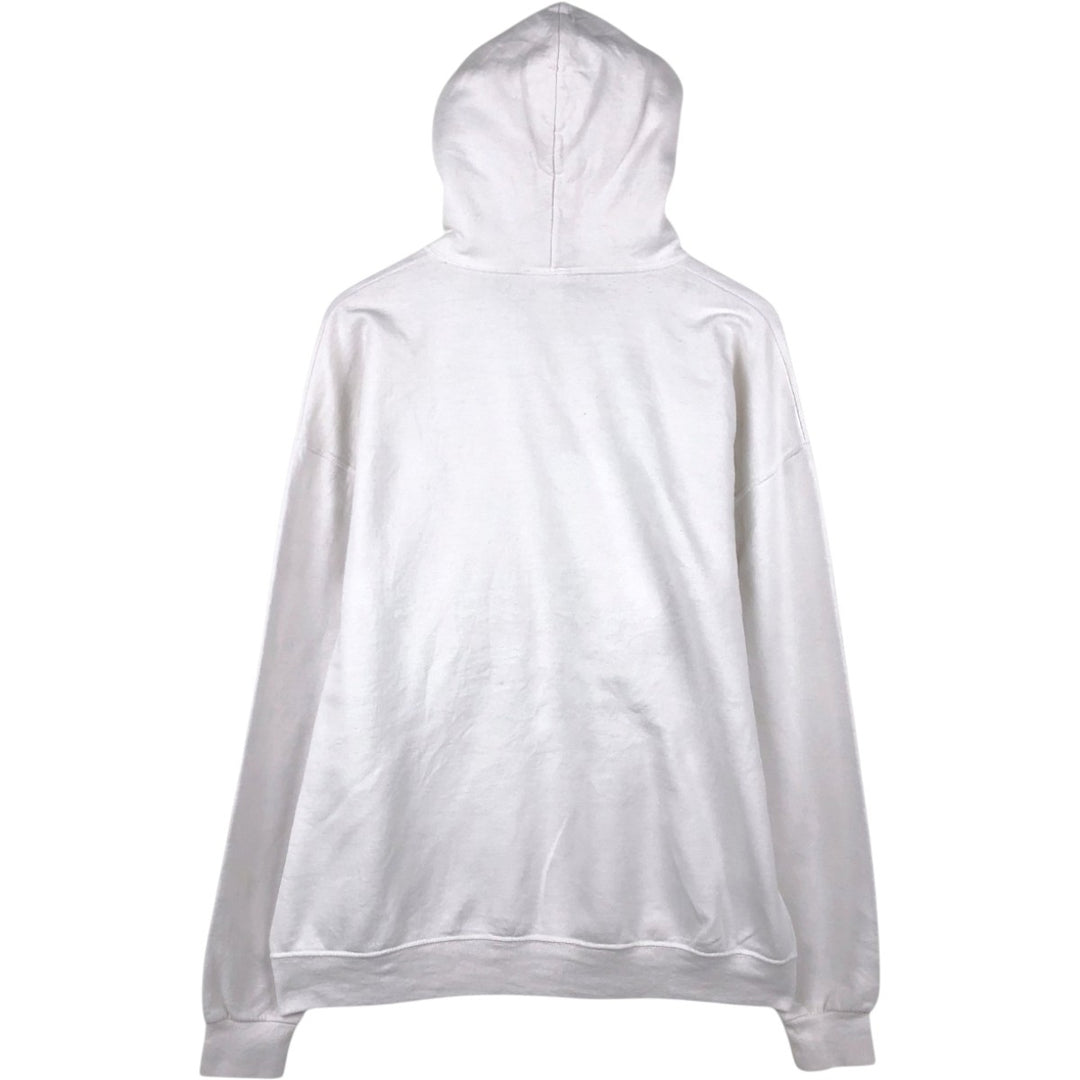 2000'S Disney Mickey Mouse character sweatshirt pullover hoodie, men's size XL equivalent. cotton white type Vintage Second Hand