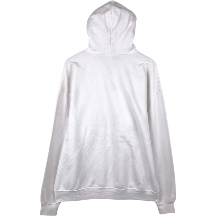 2000'S Disney Mickey Mouse character sweatshirt pullover hoodie, men's size XL equivalent. cotton white type Vintage Second Hand