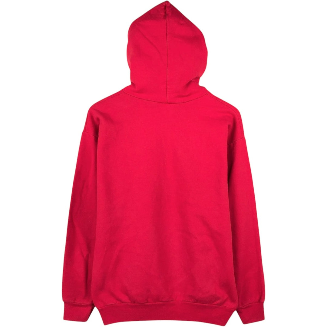 90s-00'S Mickey Mouse Triple Print Character Sweatshirt Pullover Hoodie, Men's Size M (approx.), Vintage cotton red type Vintage Second Hand