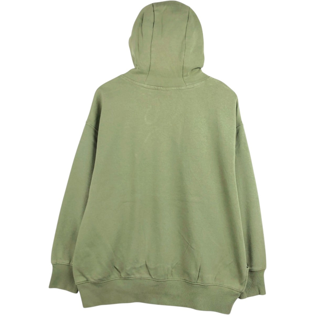 Nike Center Logo Sweat Pullover Hoodie, Men's Size M cotton green type yellow green Vintage Second Hand