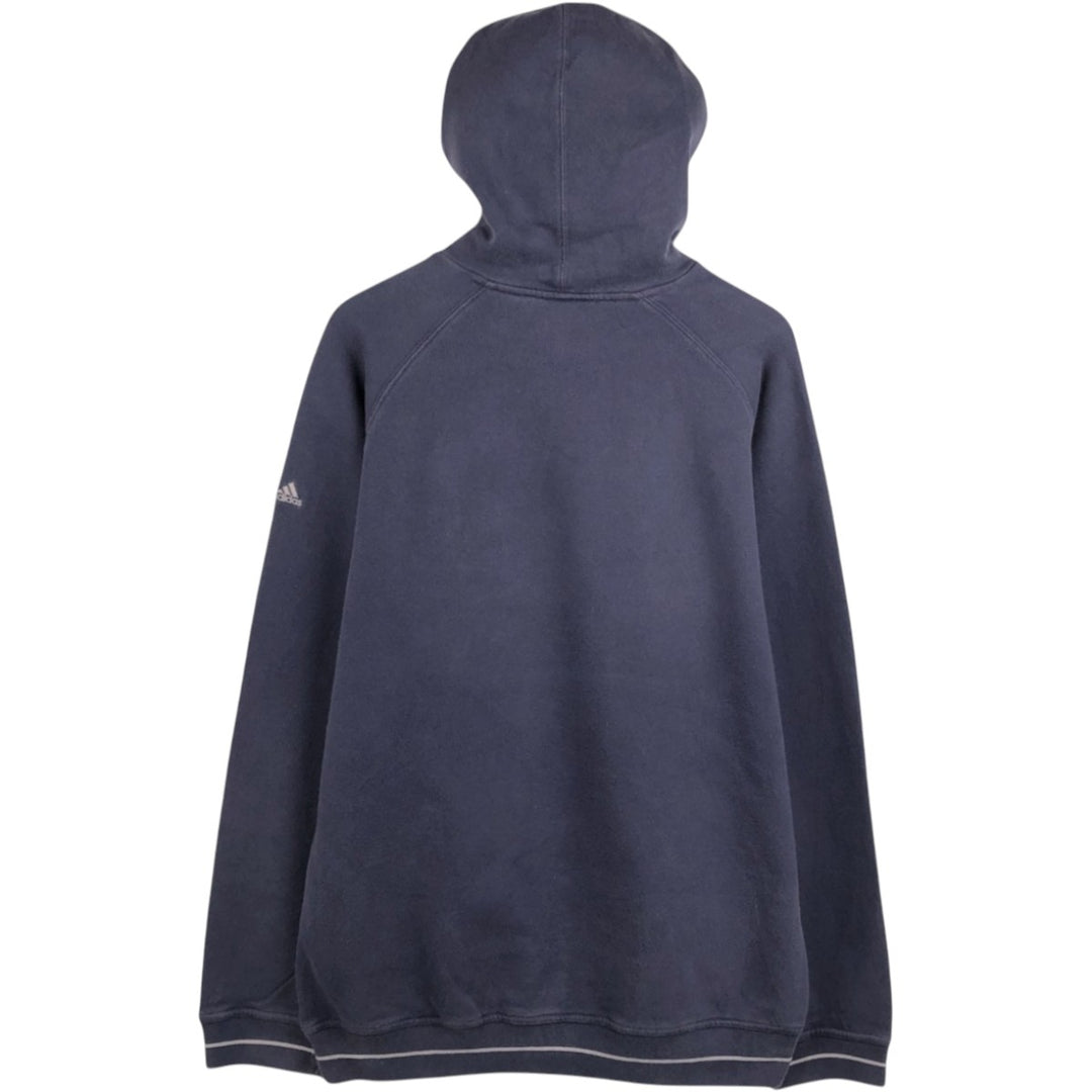 Vintage 90'S Adidas pullover sweatshirt, size XL, men's cotton navy blue type Vintage Second Hand