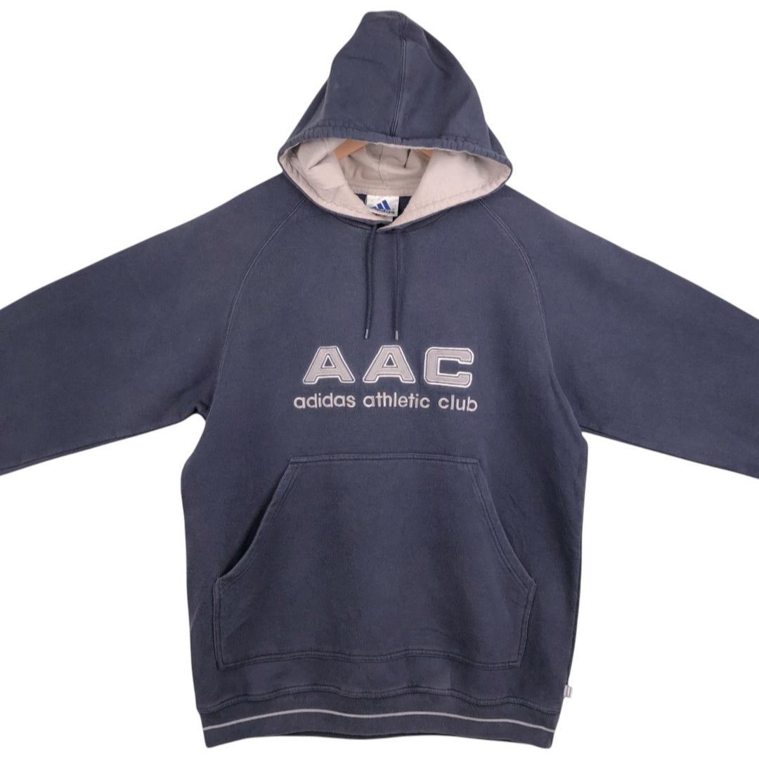 Vintage 90'S Adidas pullover sweatshirt, size XL, men's cotton navy blue type Vintage Second Hand