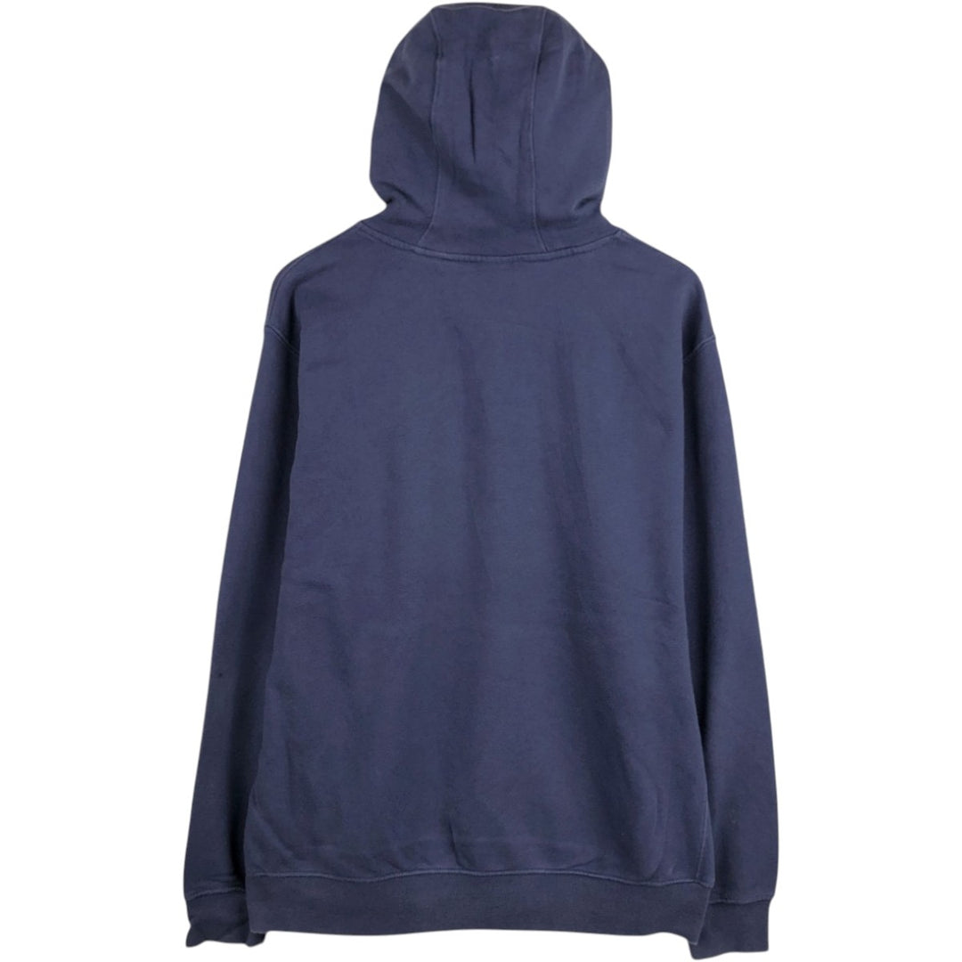 Nike Sweat Pullover Hoodie Men's XL Size cotton navy blue type Vintage Second Hand