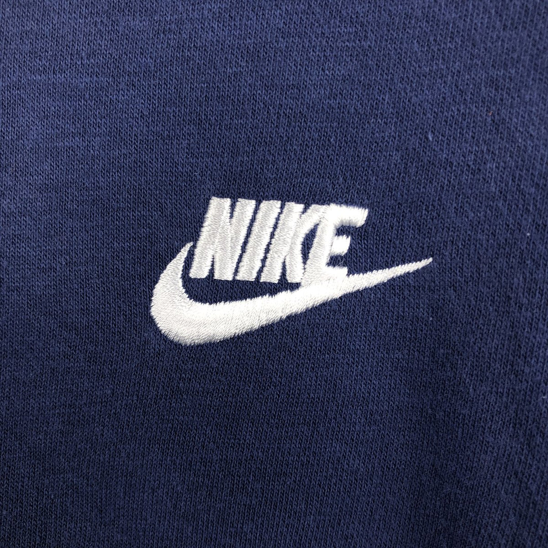 Nike Sweat Pullover Hoodie Men's XL Size cotton navy blue type Vintage Second Hand