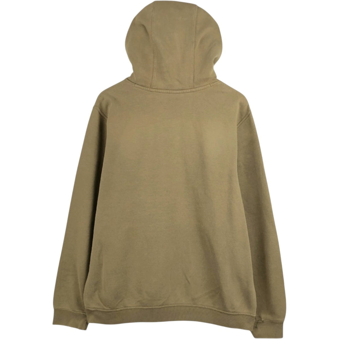 Nike Sweat Pullover Hoodie Men's XL Size cotton Khaki type Vintage Second Hand