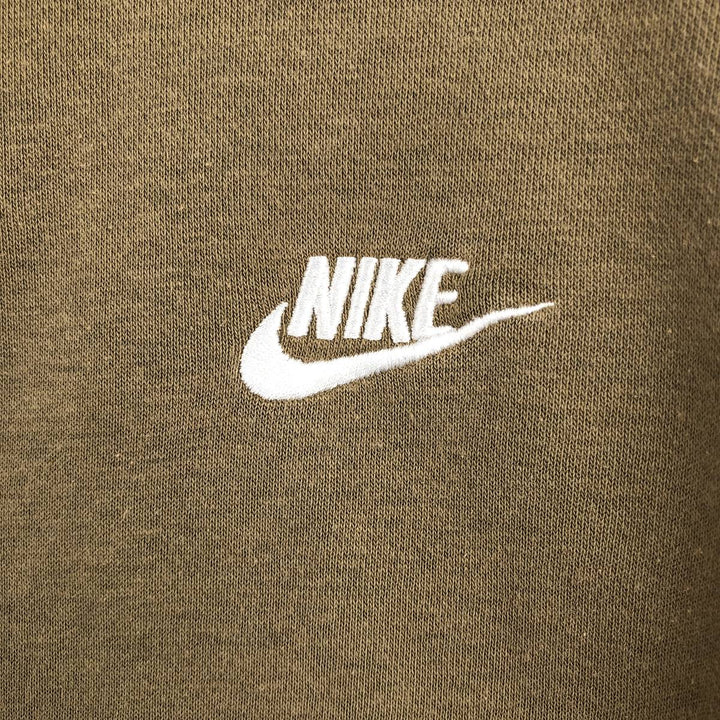 Nike Sweat Pullover Hoodie Men's XL Size cotton Khaki type Vintage Second Hand