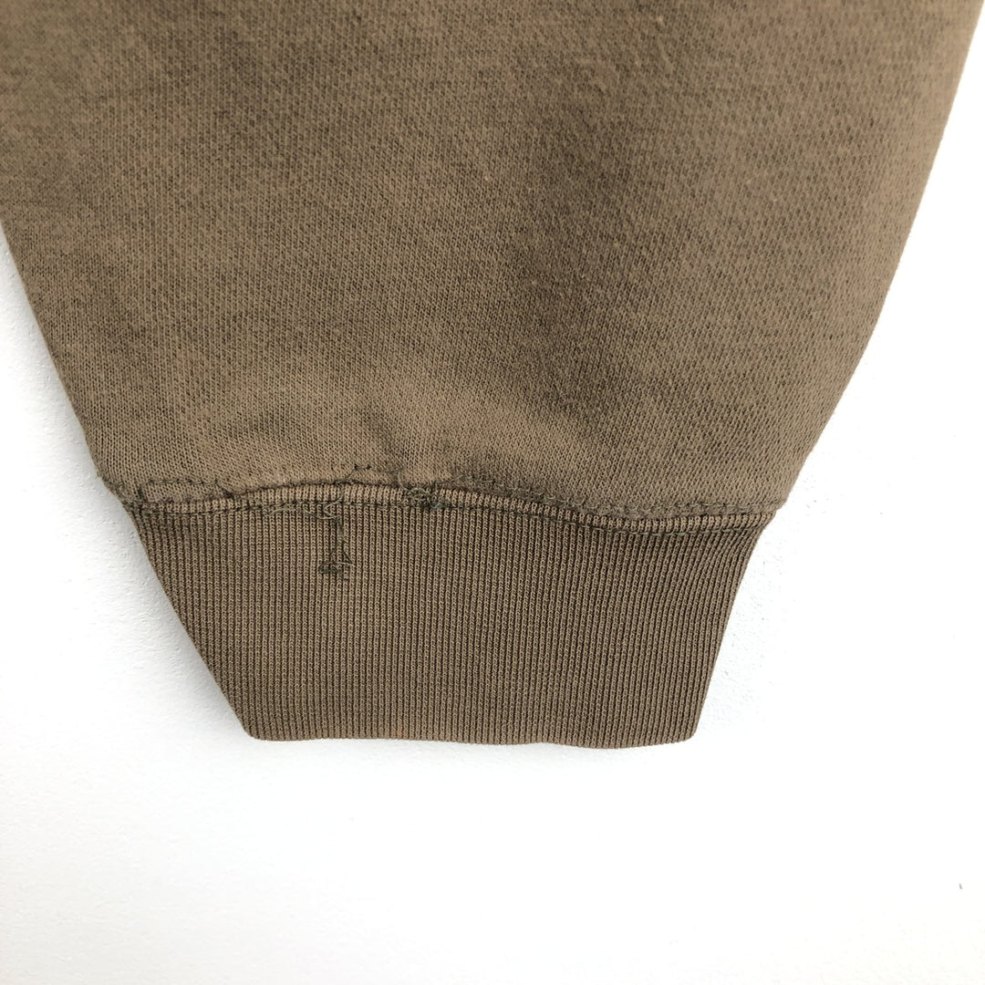 Nike Sweat Pullover Hoodie Men's XL Size cotton Khaki type Vintage Second Hand