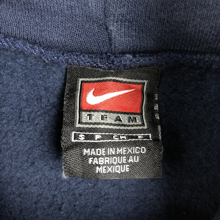 2000'S Nike NIKE TEAM Sweat Pullover Hoodie, Men's Size S (approx.), Center Logo cotton Navy blue Vintage Second Hand