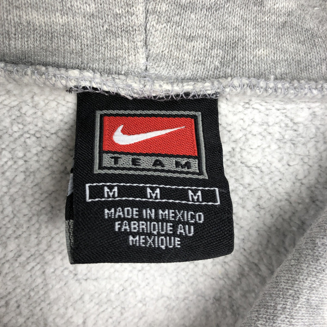 2000'S Nike Team College Character Sweatshirt Pullover Hoodie, Men's Size M (approx.), Center Logo cotton gray type Vintage Second Hand