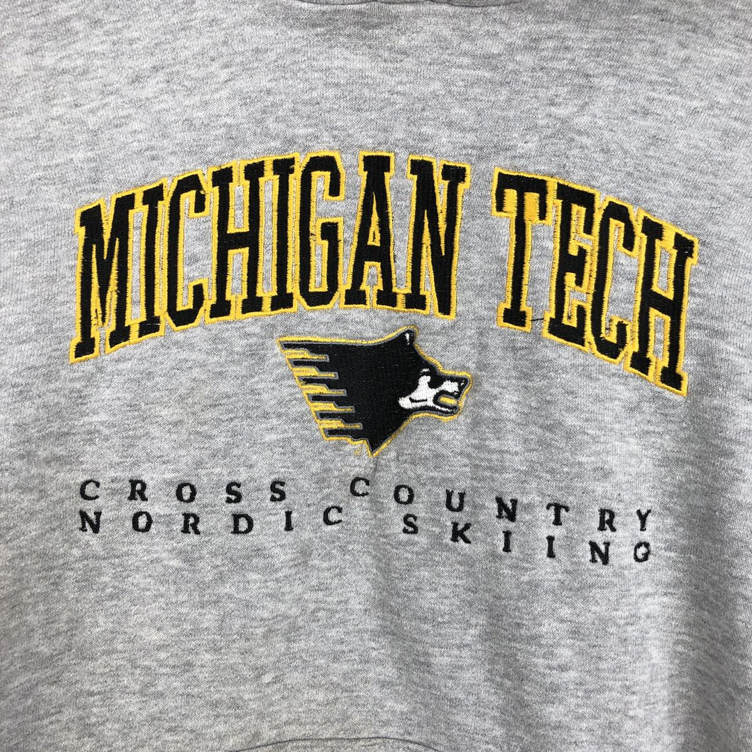 2000'S Nike Team College Character Sweatshirt Pullover Hoodie, Men's Size M (approx.), Center Logo cotton gray type Vintage Second Hand
