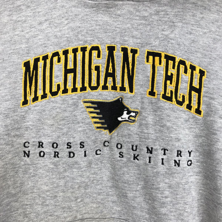 2000'S Nike Team College Character Sweatshirt Pullover Hoodie, Men's Size M (approx.), Center Logo cotton gray type Vintage Second Hand