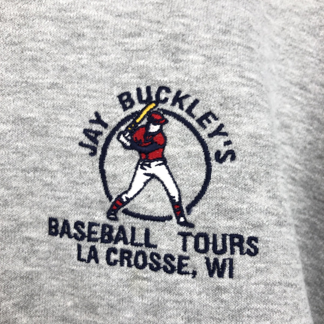 2000'S Nike NIKE TEAM Center Logo Sweatshirt Pullover Hoodie, Men's Size S (approx.) cotton gray type Vintage Second Hand