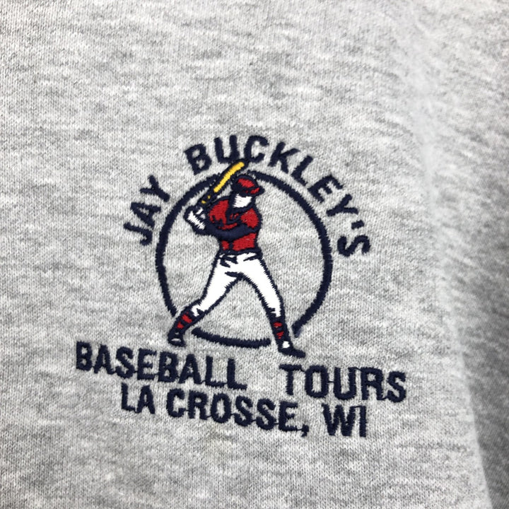 2000'S Nike NIKE TEAM Center Logo Sweatshirt Pullover Hoodie, Men's Size S (approx.) cotton gray type Vintage Second Hand