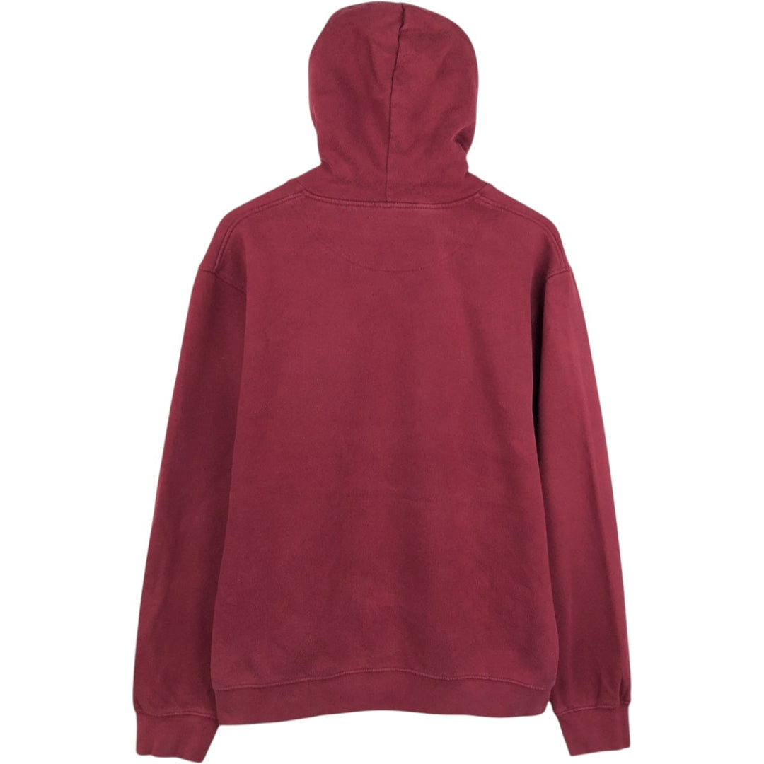 2000'S Nike Silver Tag Sweatshirt Pullover Hoodie, Men's Size L (approx.) cotton burgundy type Vintage Second Hand