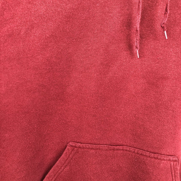 2000'S Nike Silver Tag Sweatshirt Pullover Hoodie, Men's Size L (approx.) cotton burgundy type Vintage Second Hand