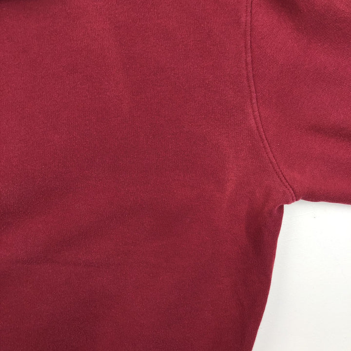 2000'S Nike Silver Tag Sweatshirt Pullover Hoodie, Men's Size L (approx.) cotton burgundy type Vintage Second Hand