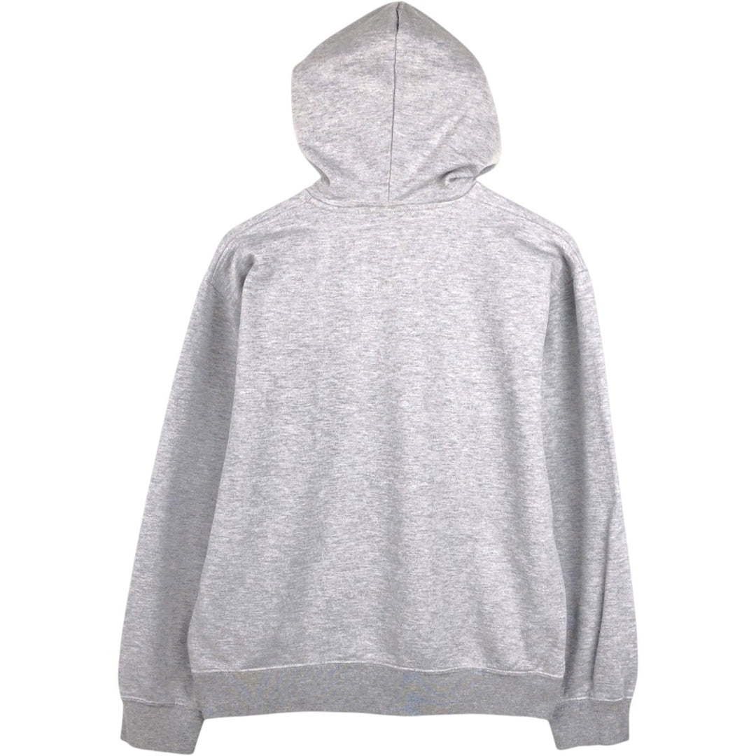 2000'S Nike Center Logo Sweatshirt Pullover Hoodie, Made in Canada, Men's Size M (approx.) cotton gray type Vintage Second Hand