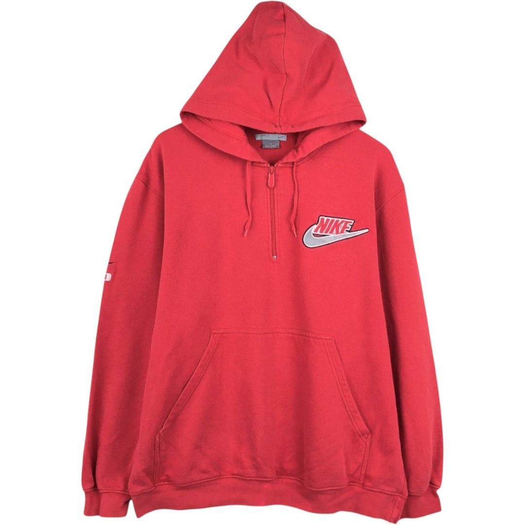 00'S Nike Sweat Pullover Hoodie Men's Size L cotton red type Vintage Second Hand
