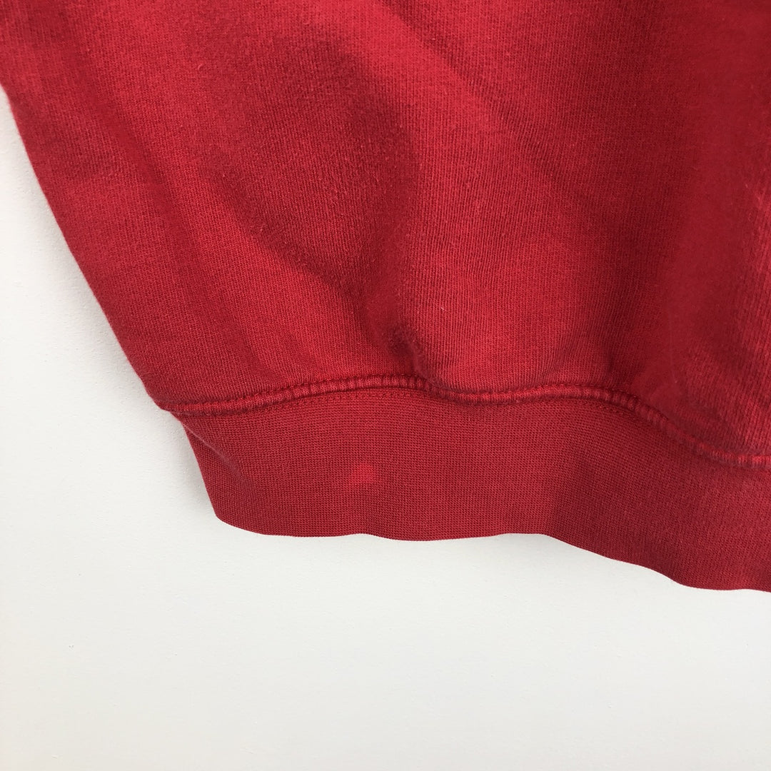 00'S Nike Sweat Pullover Hoodie Men's Size L cotton red type Vintage Second Hand