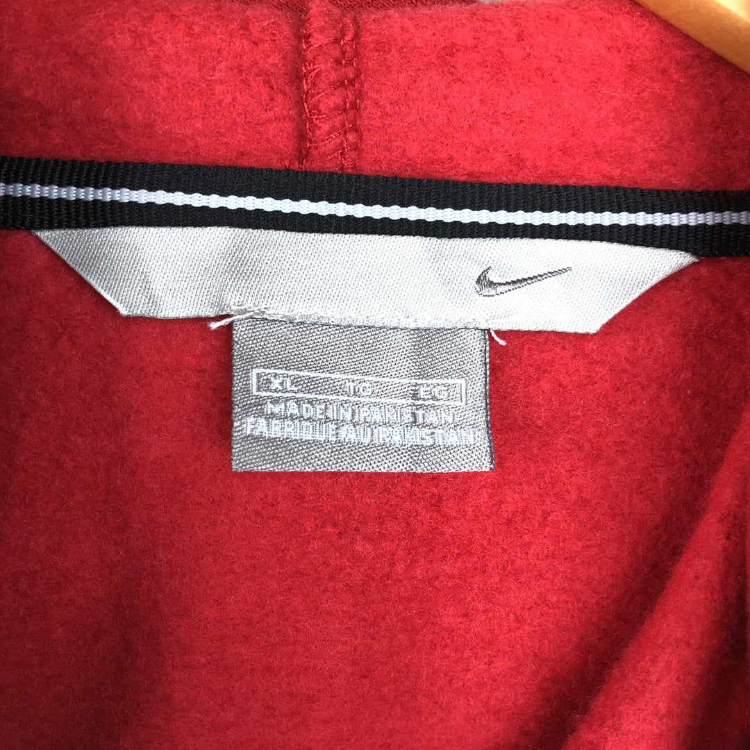 2000'S Nike Silver Tag Sweatshirt Pullover Hoodie, Men's Size XL (approx.) cotton red type Vintage Second Hand