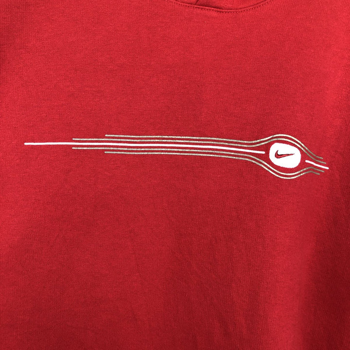 2000'S Nike Silver Tag Sweatshirt Pullover Hoodie, Men's Size XL (approx.) cotton red type Vintage Second Hand
