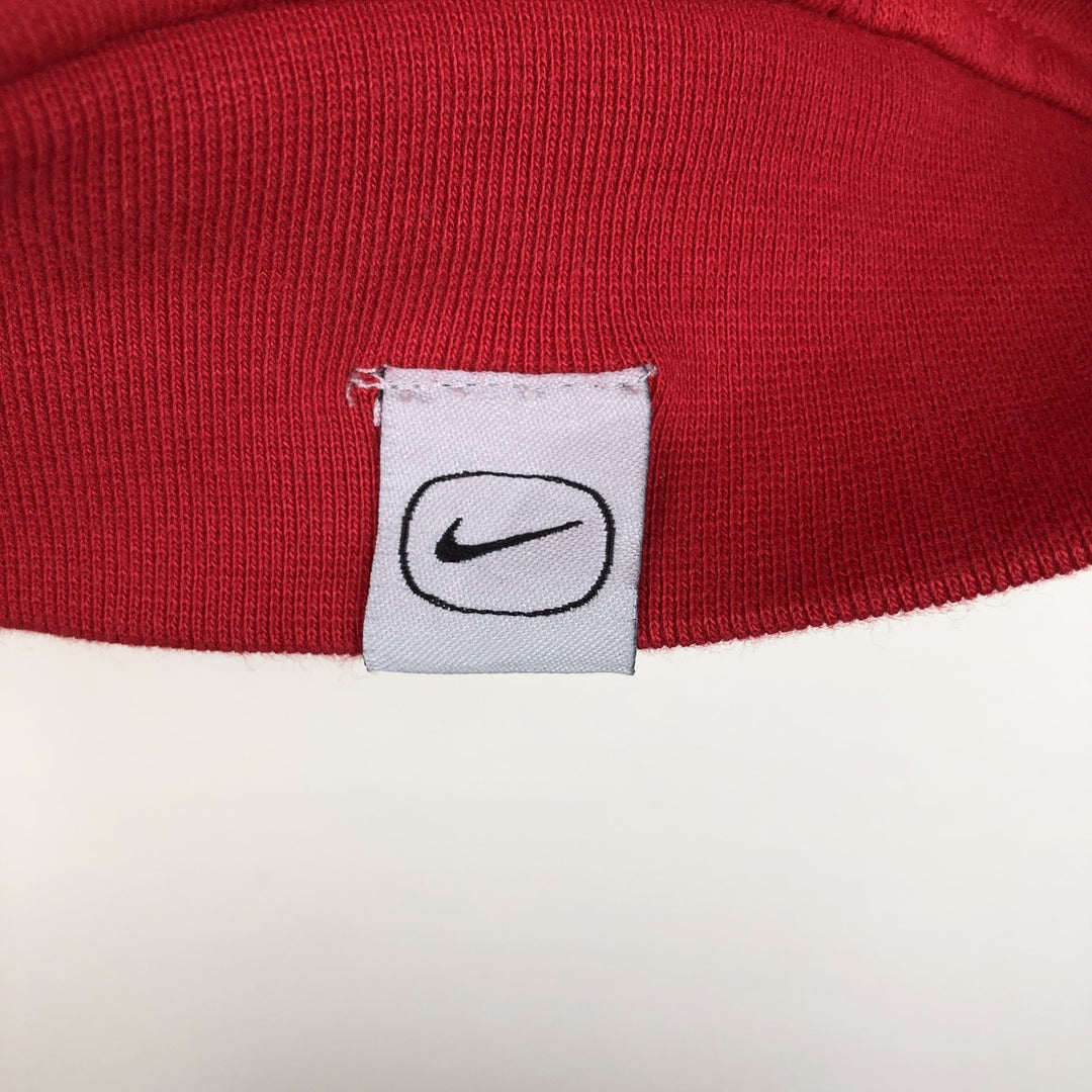 2000'S Nike Silver Tag Sweatshirt Pullover Hoodie, Men's Size XL (approx.) cotton red type Vintage Second Hand