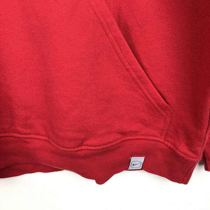 2000'S Nike Silver Tag Sweatshirt Pullover Hoodie, Men's Size XL (approx.) cotton red type Vintage Second Hand