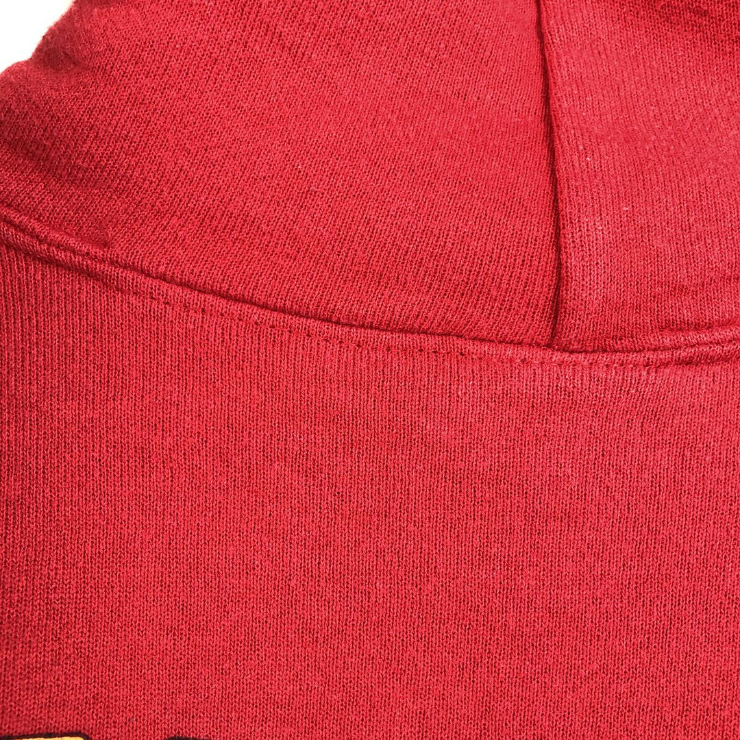 2000'S Harley-Davidson Fire Pattern Advertising Sweatshirt Pullover Hoodie, Men's Size XL (approx.) cotton red type Vintage Second Hand
