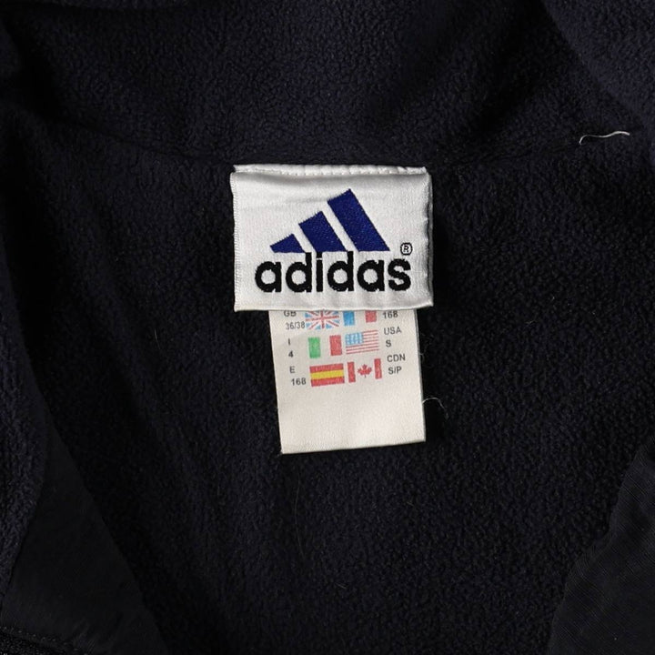 2000'S Adidas Half-Zip Nylon Pullover, Men's Size S (approx.) polyamide black type Vintage Second Hand