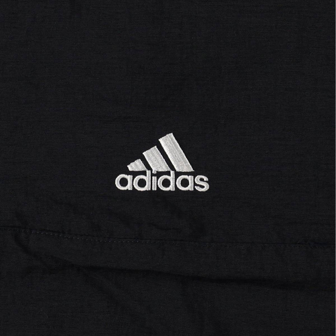 2000'S Adidas Half-Zip Nylon Pullover, Men's Size S (approx.) polyamide black type Vintage Second Hand