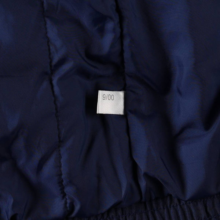 2000'S adidas padded hoodie/puffer jacket, men's size XL Nylon navy blue type Vintage Second Hand