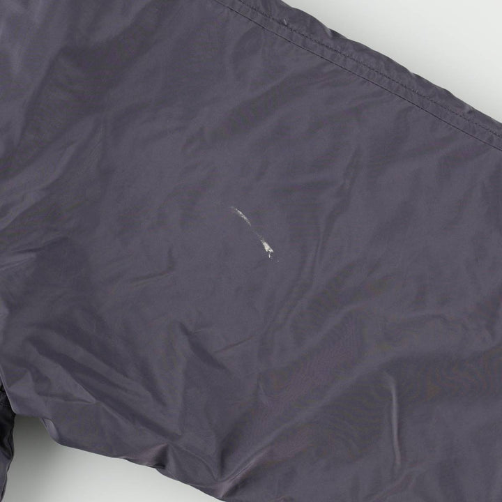 2000'S Adidas back logo padded hoodie puffer jacket, men's size XL (approx.) Nylon gray type Vintage Second Hand
