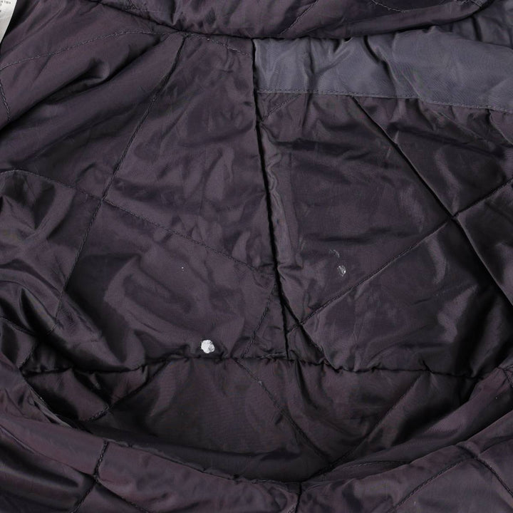 2000'S Adidas back logo padded hoodie puffer jacket, men's size XL (approx.) Nylon gray type Vintage Second Hand