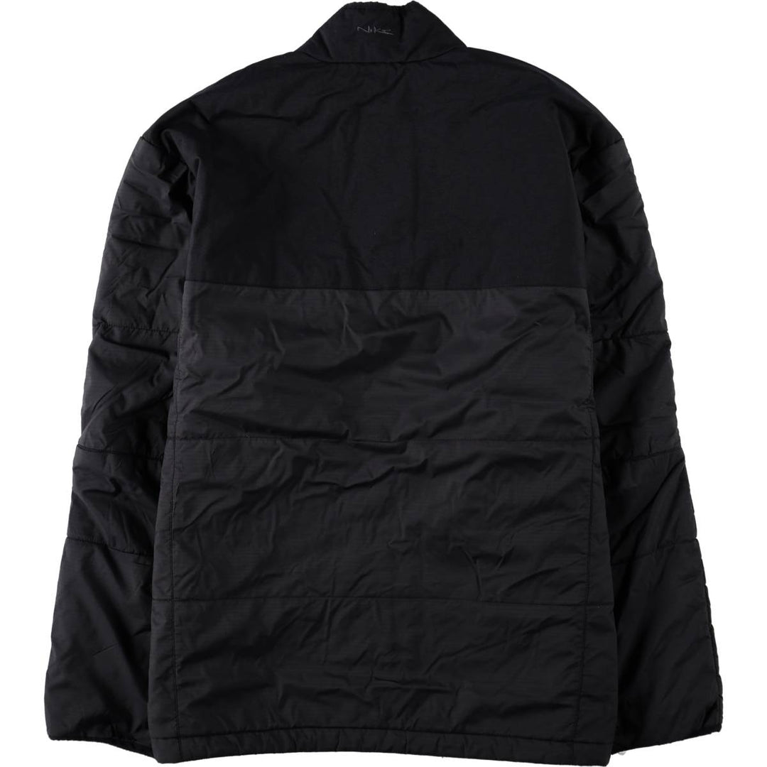 90s-00'S Nike padded puffer jacket, men's size L Nylon black type Vintage Second Hand