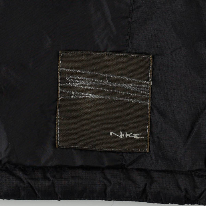 90s-00'S Nike padded puffer jacket, men's size L Nylon black type Vintage Second Hand