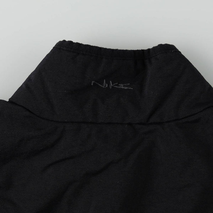 90s-00'S Nike padded puffer jacket, men's size L Nylon black type Vintage Second Hand