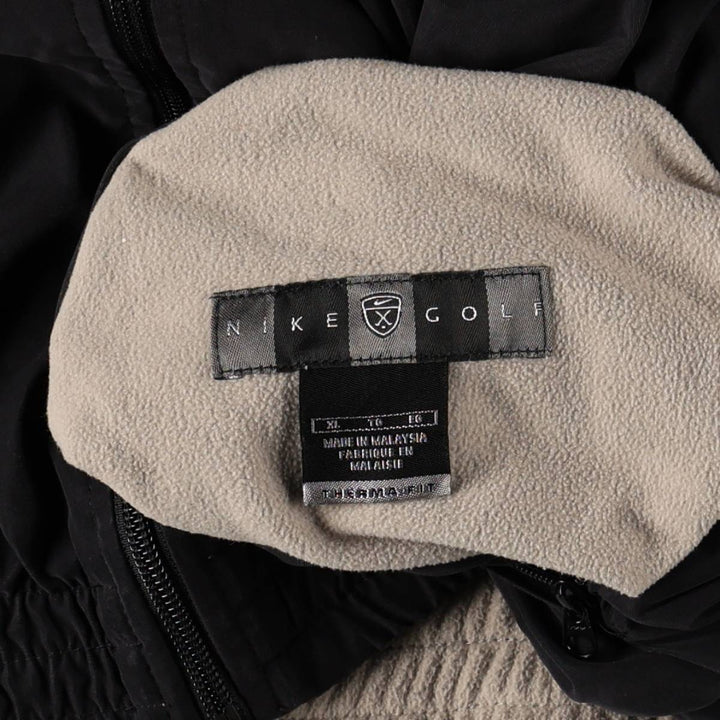 Nike Golf Reversible Padded Jacket Puffer Jacket Men's Size XL (approx.) polyester black type Vintage Second Hand