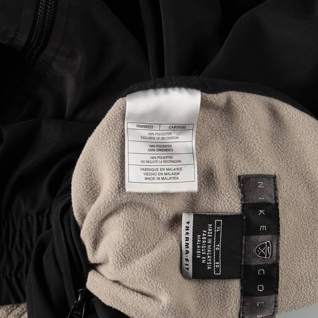 Nike Golf Reversible Padded Jacket Puffer Jacket Men's Size XL (approx.) polyester black type Vintage Second Hand