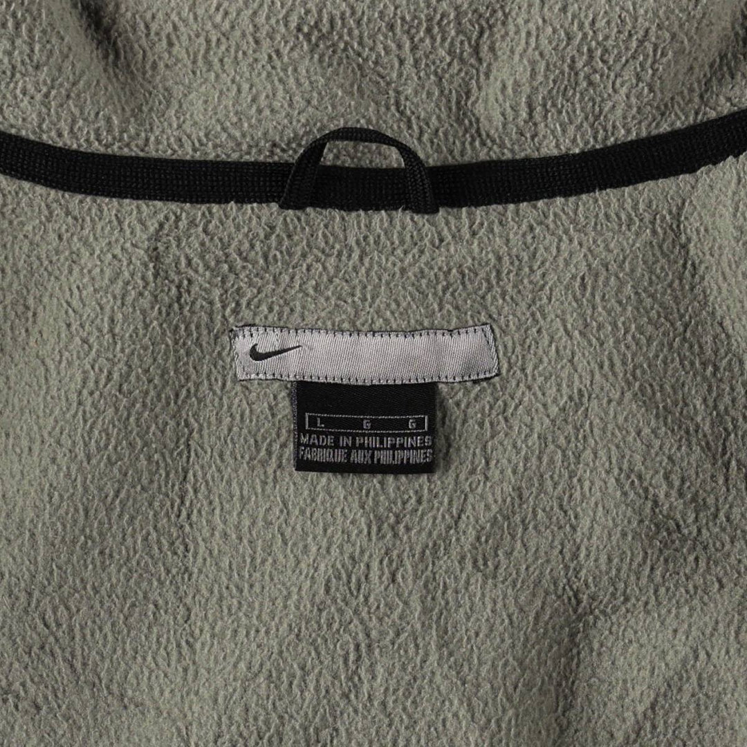 90s-00'S Nike padded puffer jacket, men's size L Nylon gray type Vintage Second Hand